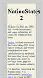 Mobile Screenshot of nationstates2.com
