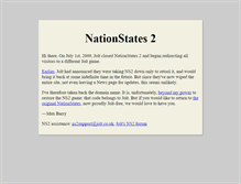 Tablet Screenshot of nationstates2.com